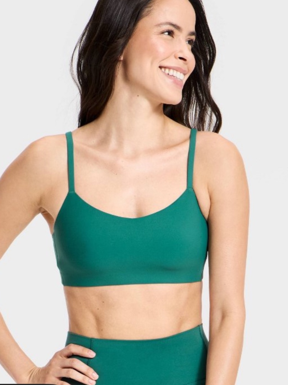 All in motion Forest Green Scoop Women’s sports bra